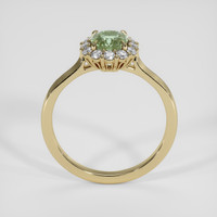 1.34 Ct. Green Sapphire Ring, 18K Yellow Gold 3
