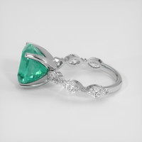 4.00 Ct. Emerald Ring, Platinum 950 4