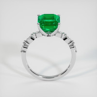 3.22 Ct. Emerald Ring, Platinum 950 3