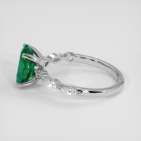 1.78 Ct. Emerald Ring, Platinum 950 4