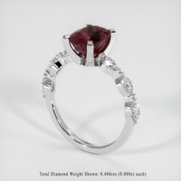 2.38 Ct. Gemstone Ring, Platinum 950 2