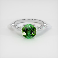 1.63 Ct. Gemstone Ring, Platinum 950 1