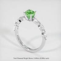 0.97 Ct. Gemstone Ring, Platinum 950 2