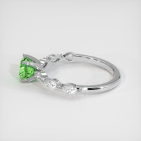 0.97 Ct. Gemstone Ring, Platinum 950 4