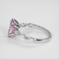 1.62 Ct. Pink Sapphire Ring, Platinum 950 4