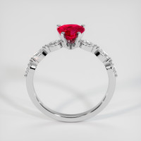 1.38 Ct. Ruby Ring, Platinum 950 3