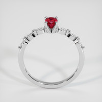 0.47 Ct. Ruby Ring, Platinum 950 3