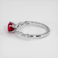 1.25 Ct. Ruby Ring, Platinum 950 4