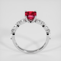 1.30 Ct. Ruby Ring, Platinum 950 3