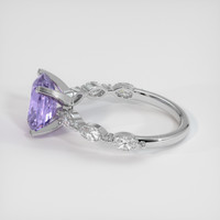 2.18 Ct. Purple Sapphire Ring, Platinum 950 4
