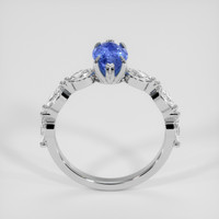 1.12 Ct. Blue Sapphire Ring, Platinum 950 3