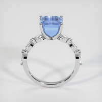 3.97 Ct. Bi Color Sapphire Ring, Platinum 950 3