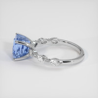 3.97 Ct. Bi Color Sapphire Ring, Platinum 950 4
