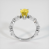 2.73 Ct. Yellow Sapphire Ring, Platinum 950 3
