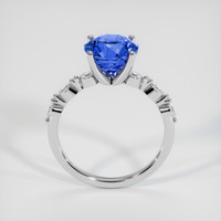 3.36 Ct. Blue Sapphire Ring, Platinum 950 3