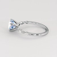 1.63 Ct. Blue Sapphire Ring, Platinum 950 4