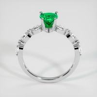 1.01 Ct. Emerald Ring, Platinum 950 3