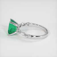 1.93 Ct. Emerald Ring, Platinum 950 4