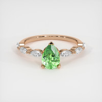 1.00 Ct. Gemstone Ring, 14K Rose Gold 1