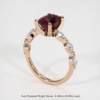 2.38 Ct. Gemstone Ring, 14K Rose Gold 2