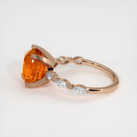 6.15 Ct. Gemstone Ring, 14K Rose Gold 4