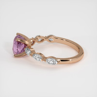 1.57 Ct. Bi Color Sapphire Ring, 14K Rose Gold 4