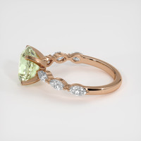 2.40 Ct. Bi Color Sapphire Ring, 14K Rose Gold 4