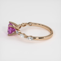 1.93 Ct. Pink Sapphire Ring, 14K Rose Gold 4