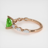 1.00 Ct. Gemstone Ring, 18K Rose Gold 4