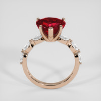 3.35 Ct. Red Spinel Ring, 18K Rose Gold 3