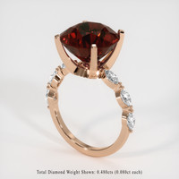 8.50 Ct. Gemstone Ring, 18K Rose Gold 2