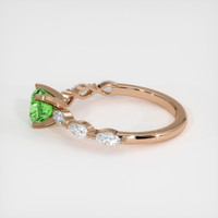 0.97 Ct. Gemstone Ring, 18K Rose Gold 4