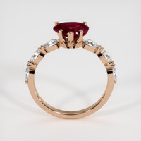 1.65 Ct. Ruby Ring, 18K Rose Gold 3