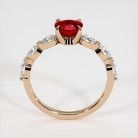 1.38 Ct. Ruby Ring, 18K Rose Gold 3