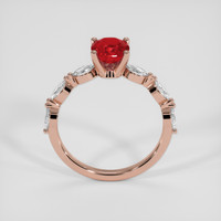 1.98 Ct. Ruby Ring, 18K Rose Gold 3