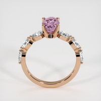 1.57 Ct. Bi Color Sapphire Ring, 18K Rose Gold 3