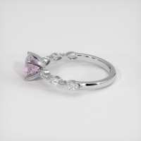 1.34 Ct. Pink Sapphire Ring, 10K White Gold 4