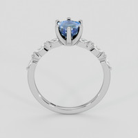 1.10 Ct. Bi Color Sapphire Ring, 10K White Gold 3