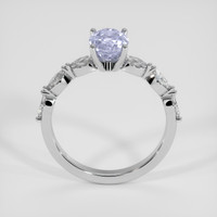 1.41 Ct. Violet Sapphire Ring, 10K White Gold 3