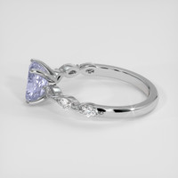 1.41 Ct. Violet Sapphire Ring, 10K White Gold 4