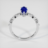 2.04 Ct. Blue Sapphire Ring, 10K White Gold 3