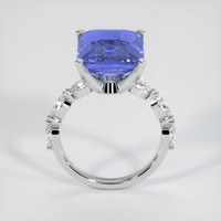 8.14 Ct. Blue Sapphire Ring, 14K White Gold 3