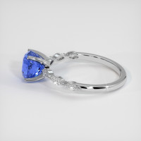 2.68 Ct. Blue Sapphire Ring, 14K White Gold 4