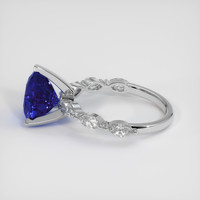 2.68 Ct. Blue Sapphire Ring, 14K White Gold 4