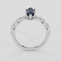 1.36 Ct. Alexandrite Ring, 14K White Gold 3