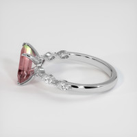 0.93 Ct. Gemstone Ring, 14K White Gold 4