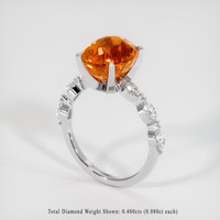 6.15 Ct. Gemstone Ring, 14K White Gold 2