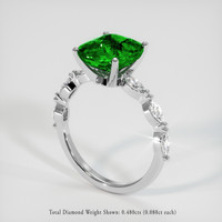 3.01 Ct. Gemstone Ring, 14K White Gold 2