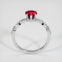 1.25 Ct. Ruby Ring, 14K White Gold 3