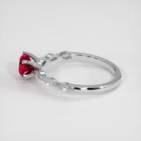 1.25 Ct. Ruby Ring, 14K White Gold 4